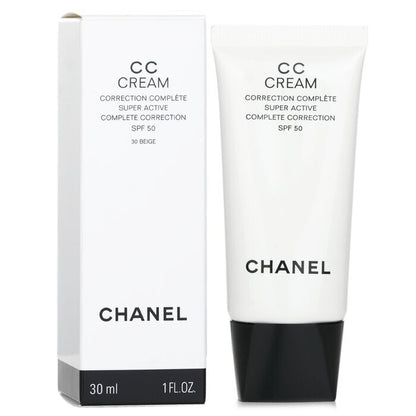 Chanel CC Cream Super Active Complete Correction SPF 50 # 30 Beige 30ml/1oz