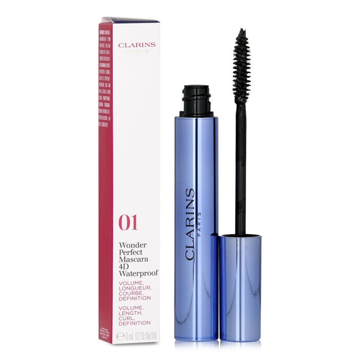 Clarins Wonder Perfect Mascara 4D Waterproof- # 01 Perfect Black 8ml/0.2oz