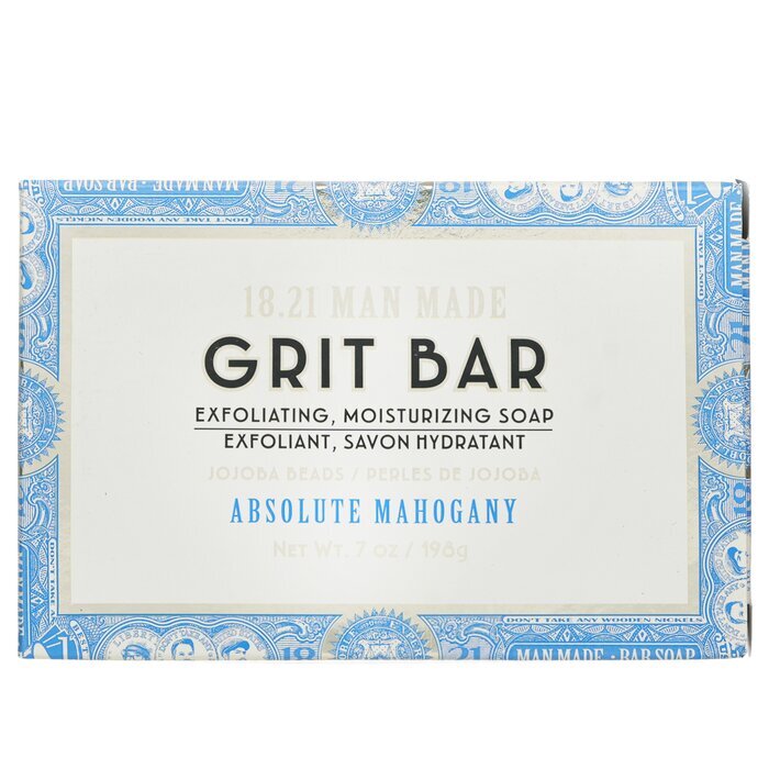 18.21 Man Made Grit Bar - Exfoliating, Moisturizing Soap - # Absolute Mahogany 198g/7oz